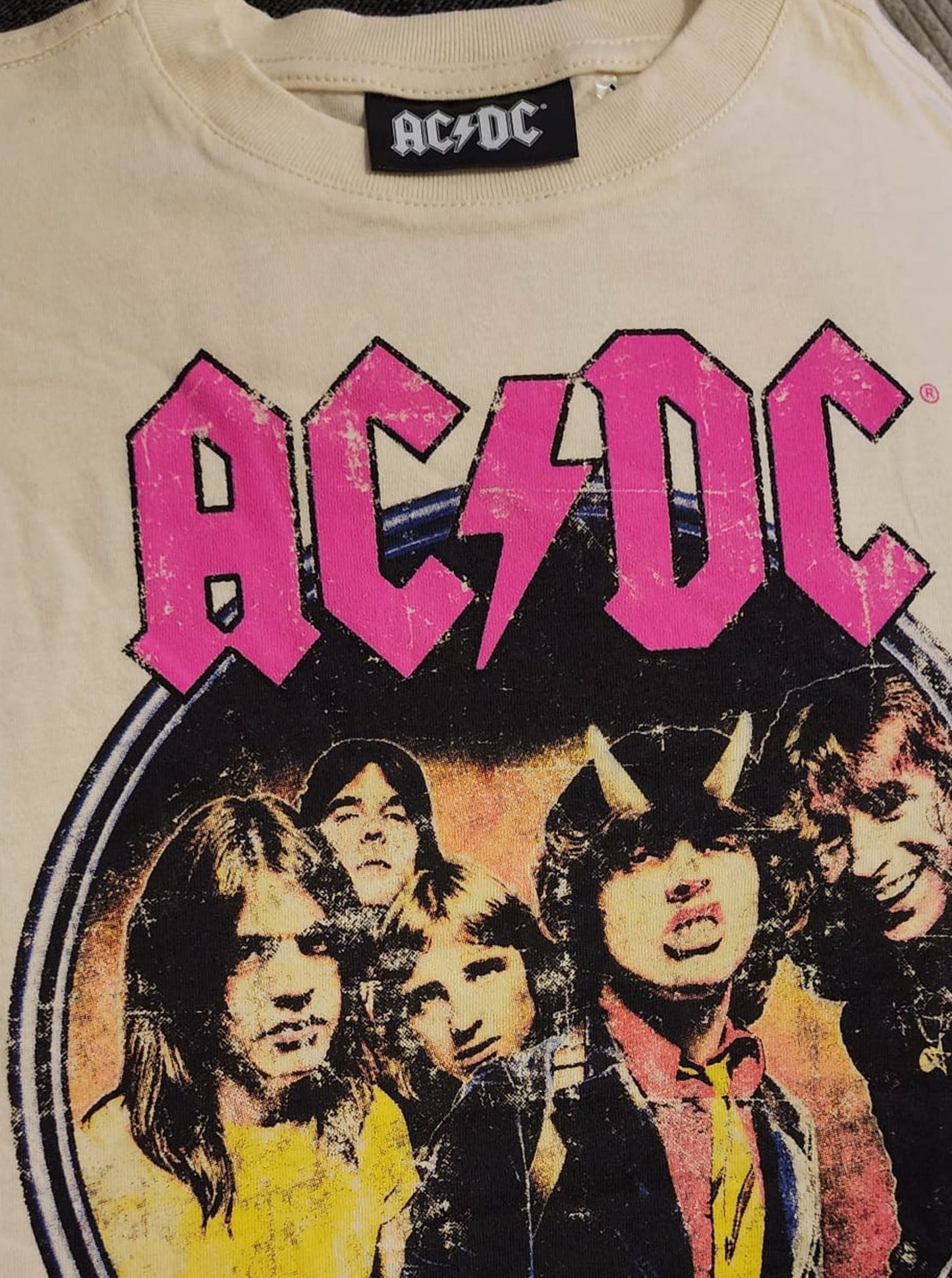 ACDC Highway to Hell Tour 1979 Retro Tee Vintage Style - Officially Licensed Kids T Shirt