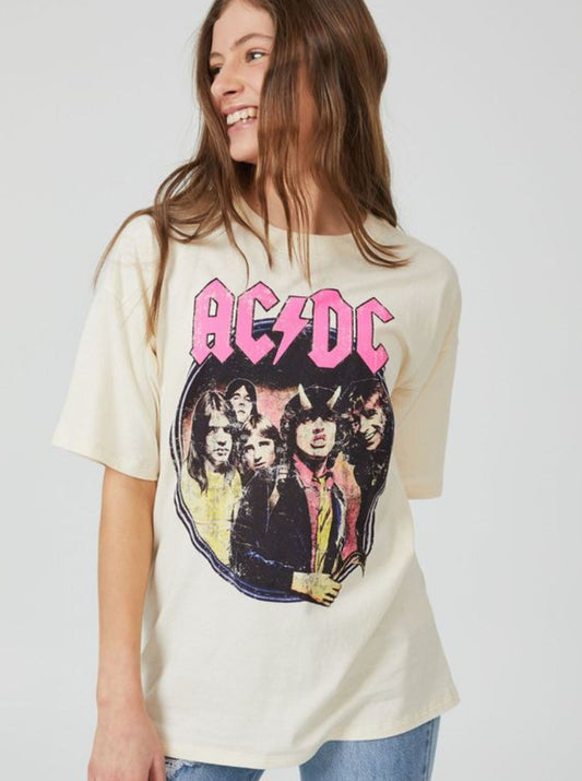 ACDC Highway to Hell Tour 1979 Retro Tee Vintage Style - Officially Licensed Kids T Shirt