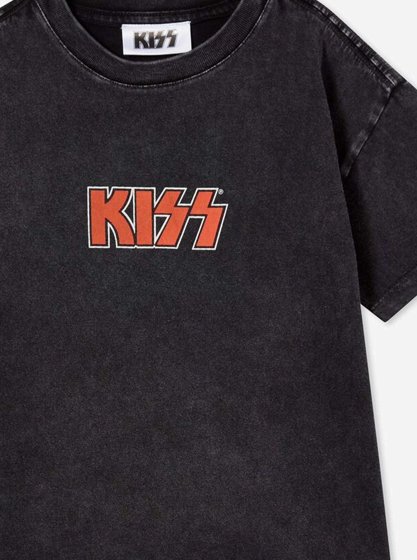 KISS Faces Rock Band Vintage style Rock Kids T Shirt - Officially Licensed Tee