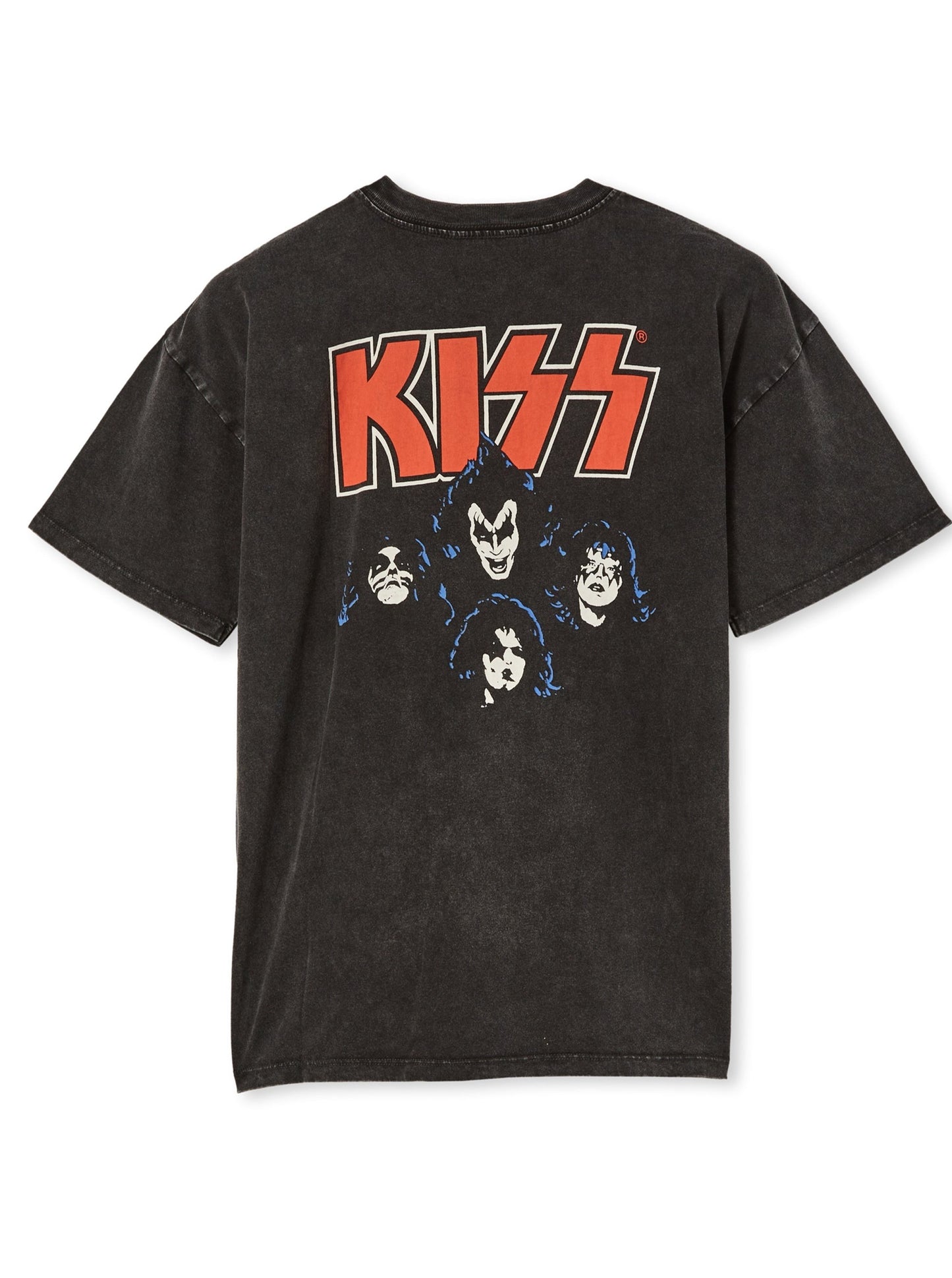 KISS Faces Rock Band Vintage style Rock Kids T Shirt - Officially Licensed Tee