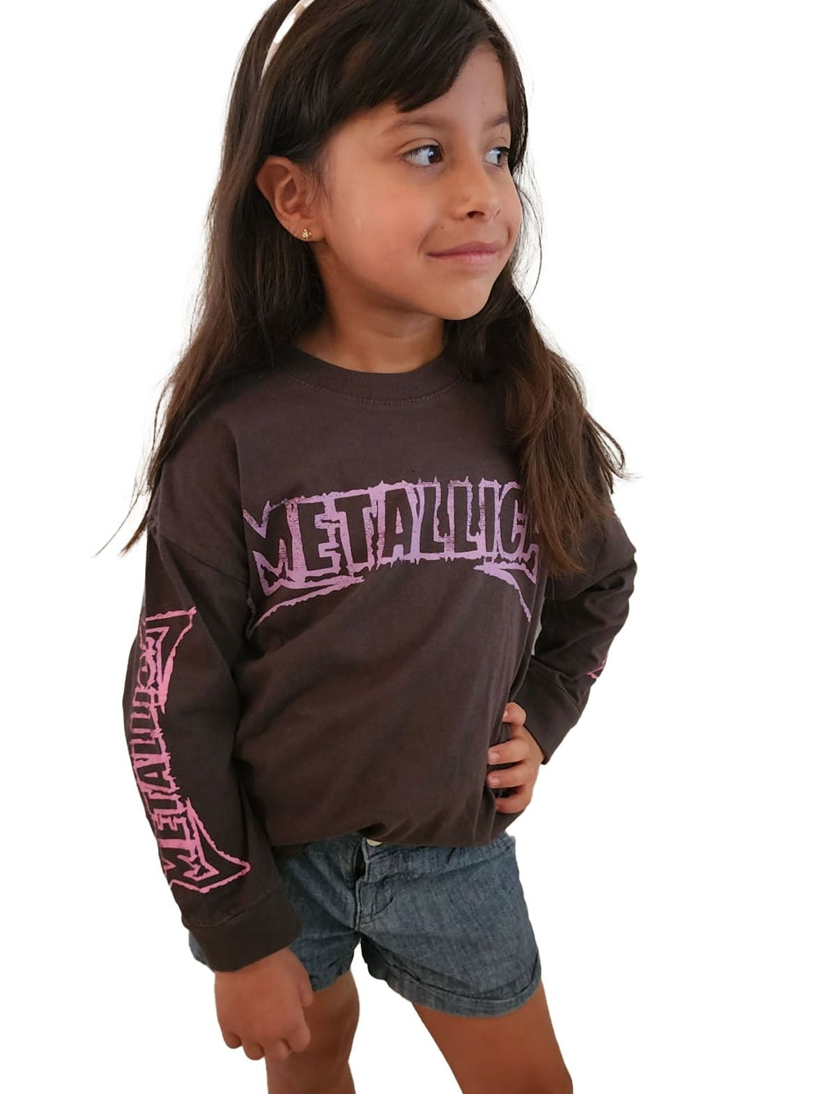 Metallica Long Sleeve Tee - Officially Licensed Kids T Shirt