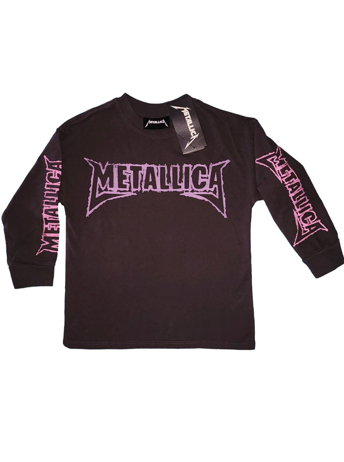 Metallica Long Sleeve Tee - Officially Licensed Kids T Shirt