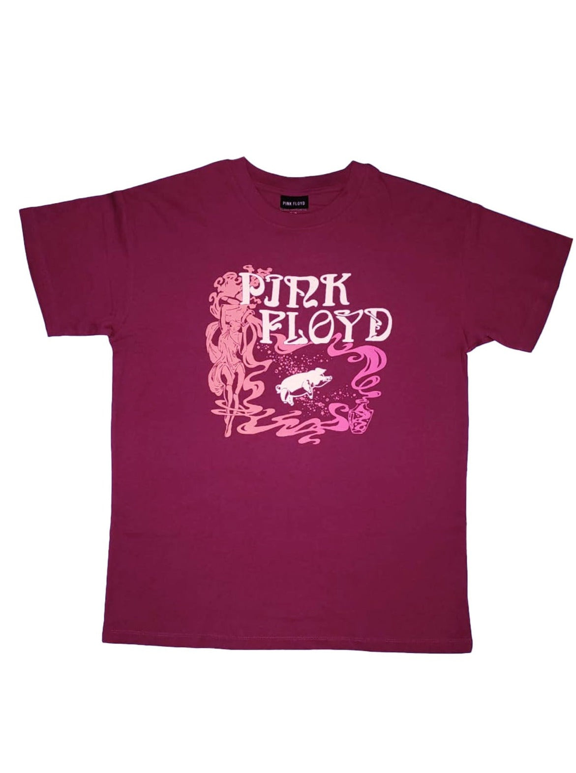 Pink Floyd Flying Pig Retro Tee Vintage Style LOOSE FIT - Officially Licensed Adult T Shirt