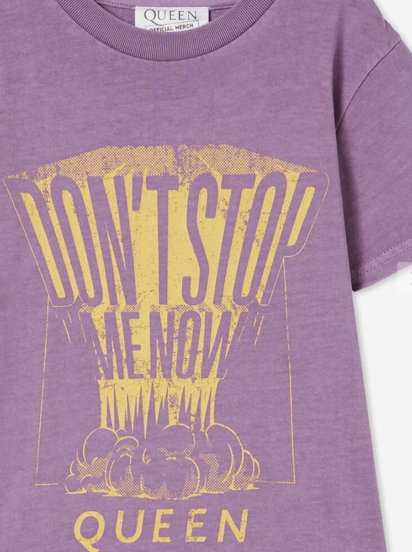 Queen Don't stop me know T Shirt - Officially Licensed Vintage Style Tee