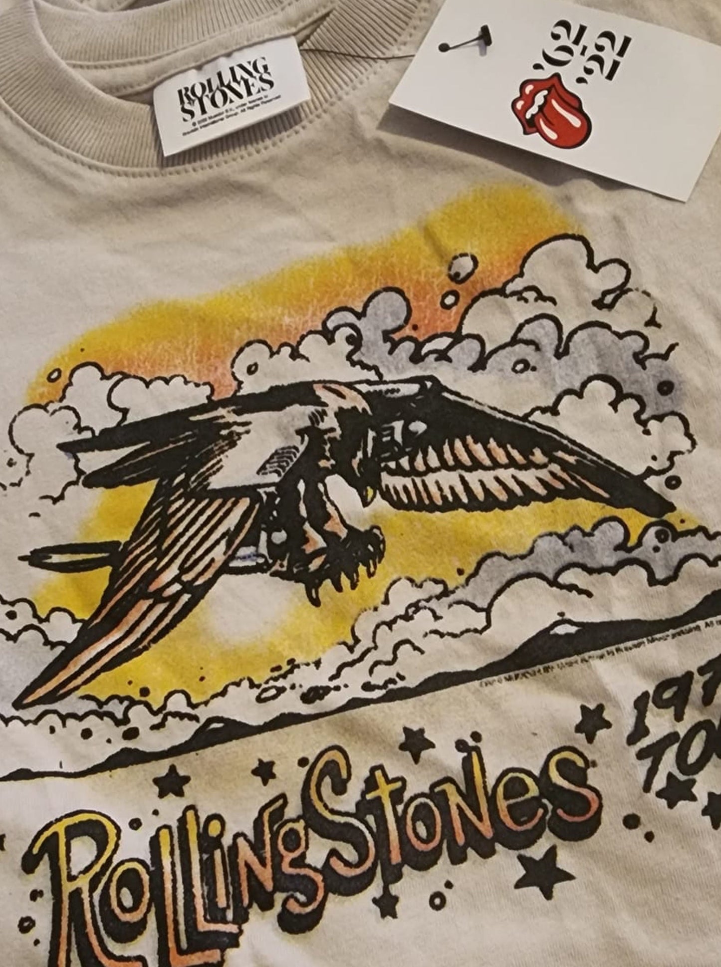 Rolling Stones 1975 Tour Tee Vintage Style - Officially Licensed Kids T Shirt