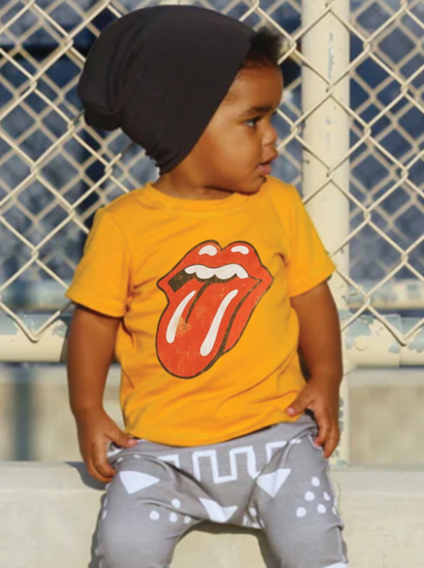 Rolling Stones Classic Tongue Logo Kids T-Shirt - officially licensed Tee