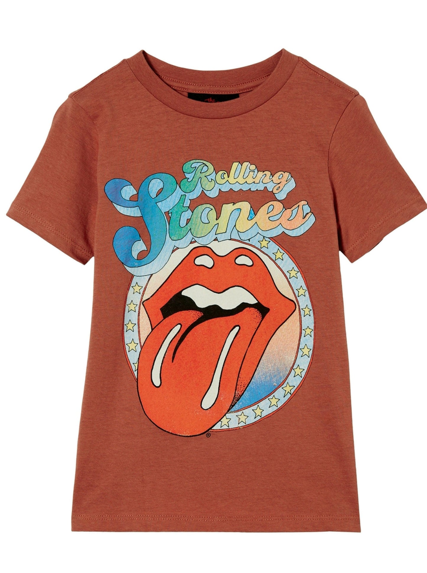 Rolling Stones Rainbow Logo Officially Licensed Tee - T Shirt Kids