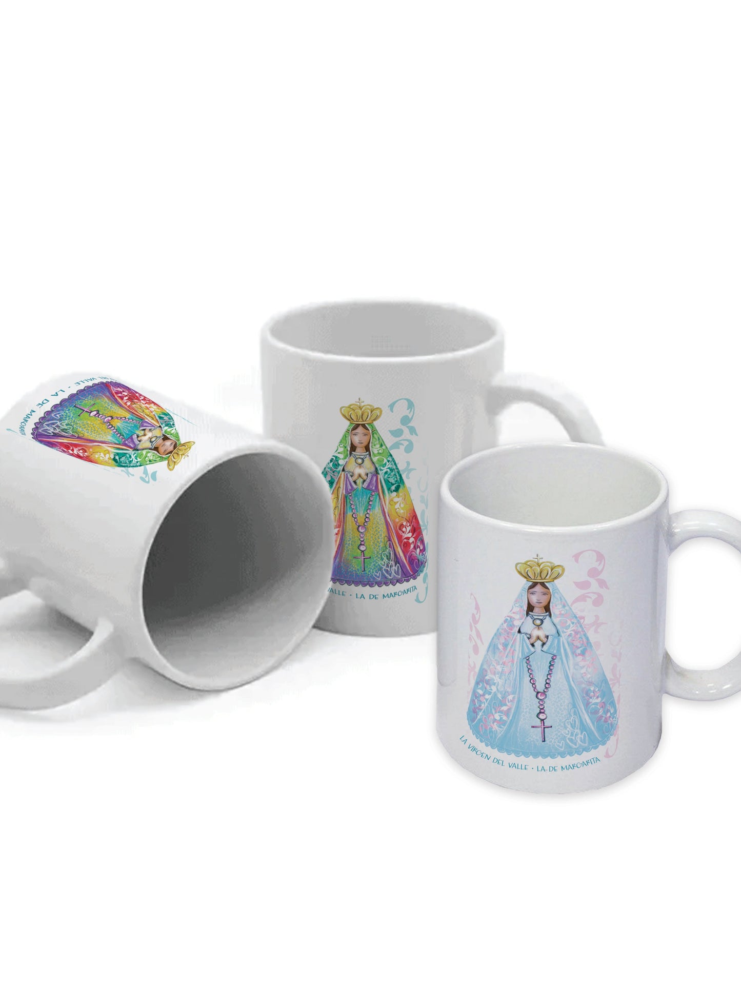 Taza de Ceramica con la Virgen del Valle - 11oz