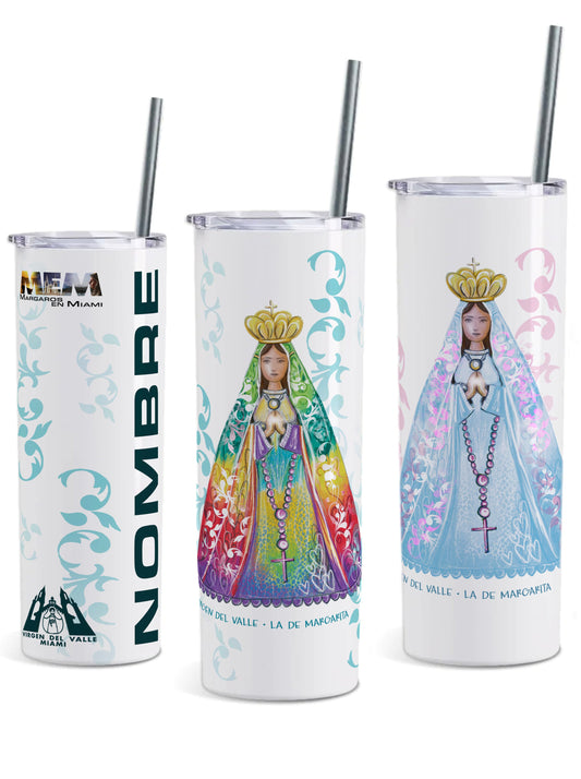 Vaso de Acero Inoxidable Personalizado - Virgen del Valle