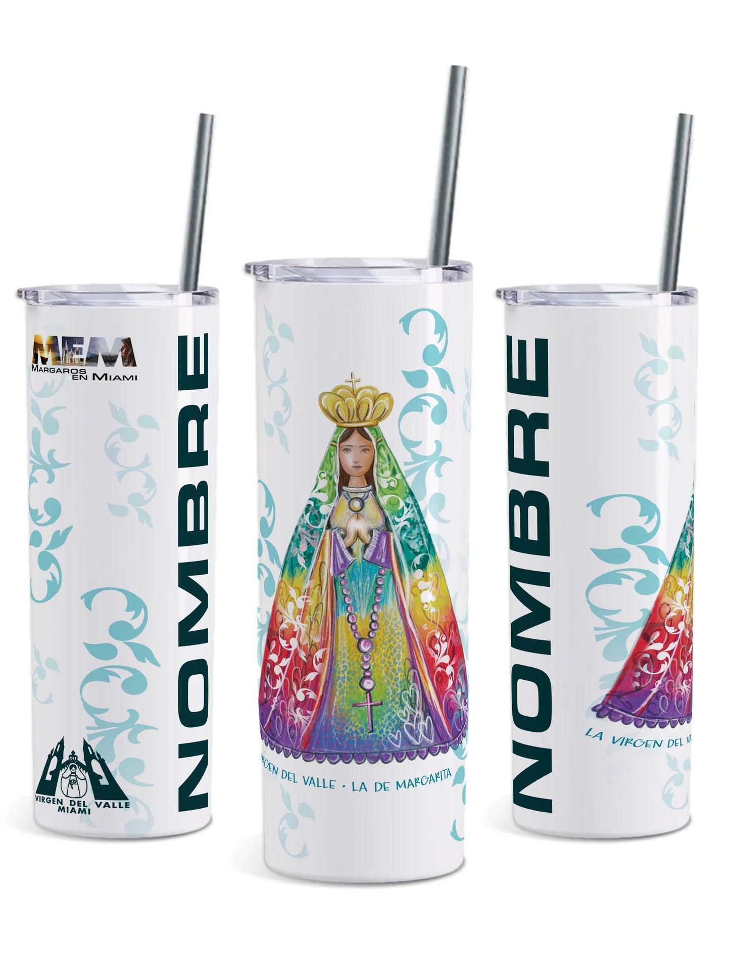 Vaso de Acero Inoxidable Personalizado - Virgen del Valle